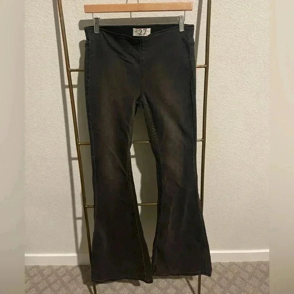We The Free Denim Flare Pants - Picture 1 of 5